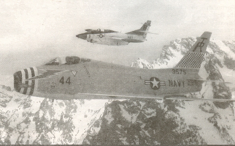 Flying Midshipmen LOG  FJ-4B Fury & T-2B Buckeye