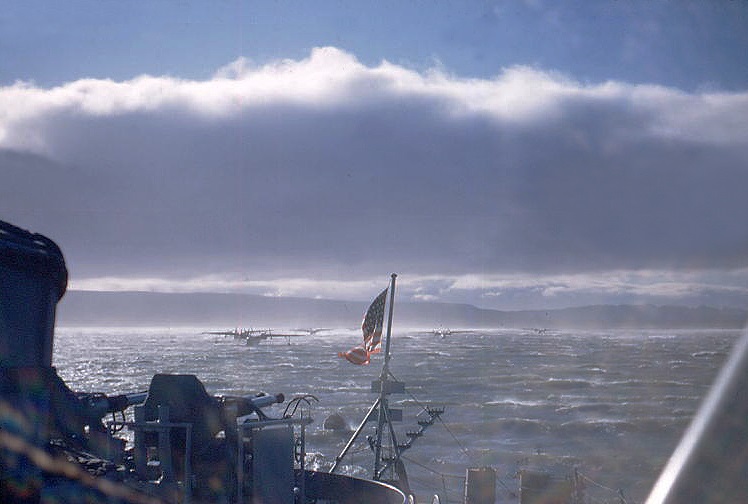 Reykjavik Storm!!   PBMs ride out 60 knot winds with engines turning to ease strain on buoy anchors