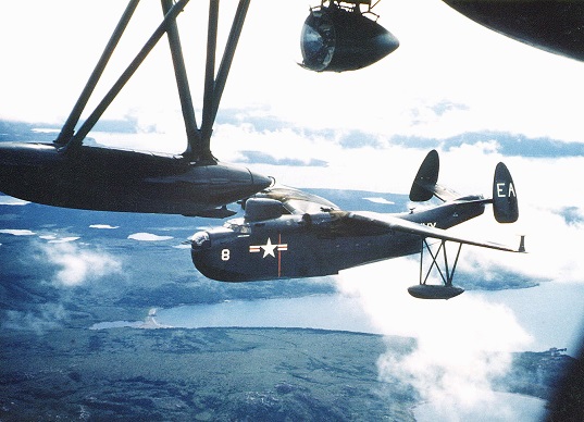 VP-49 PBM-5S aircraft somewhere over Newfoundland, 1951