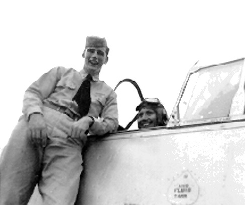 Don Wachenfeld and Sport Horton    NAS Corpus Christi, Texas    1948