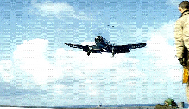 “Another Roger Pass to the cut by VF-32.”    LTjg George Hudson, LSO