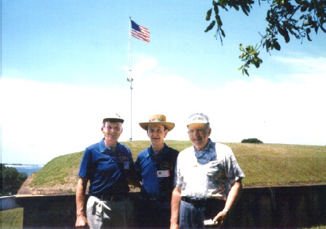 left to right: Herb Sargent, Bill Rewey, and Bill Campbell