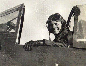 Bello, Gus in his F6F, NAS Los Alamitos, CA, 1950