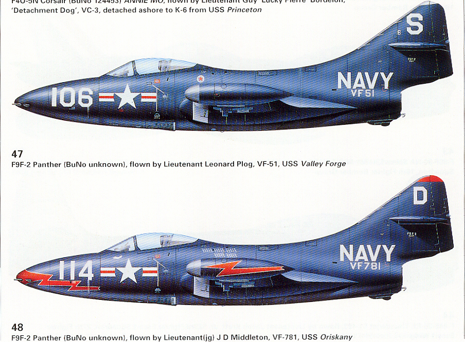 F9Fs - drawings