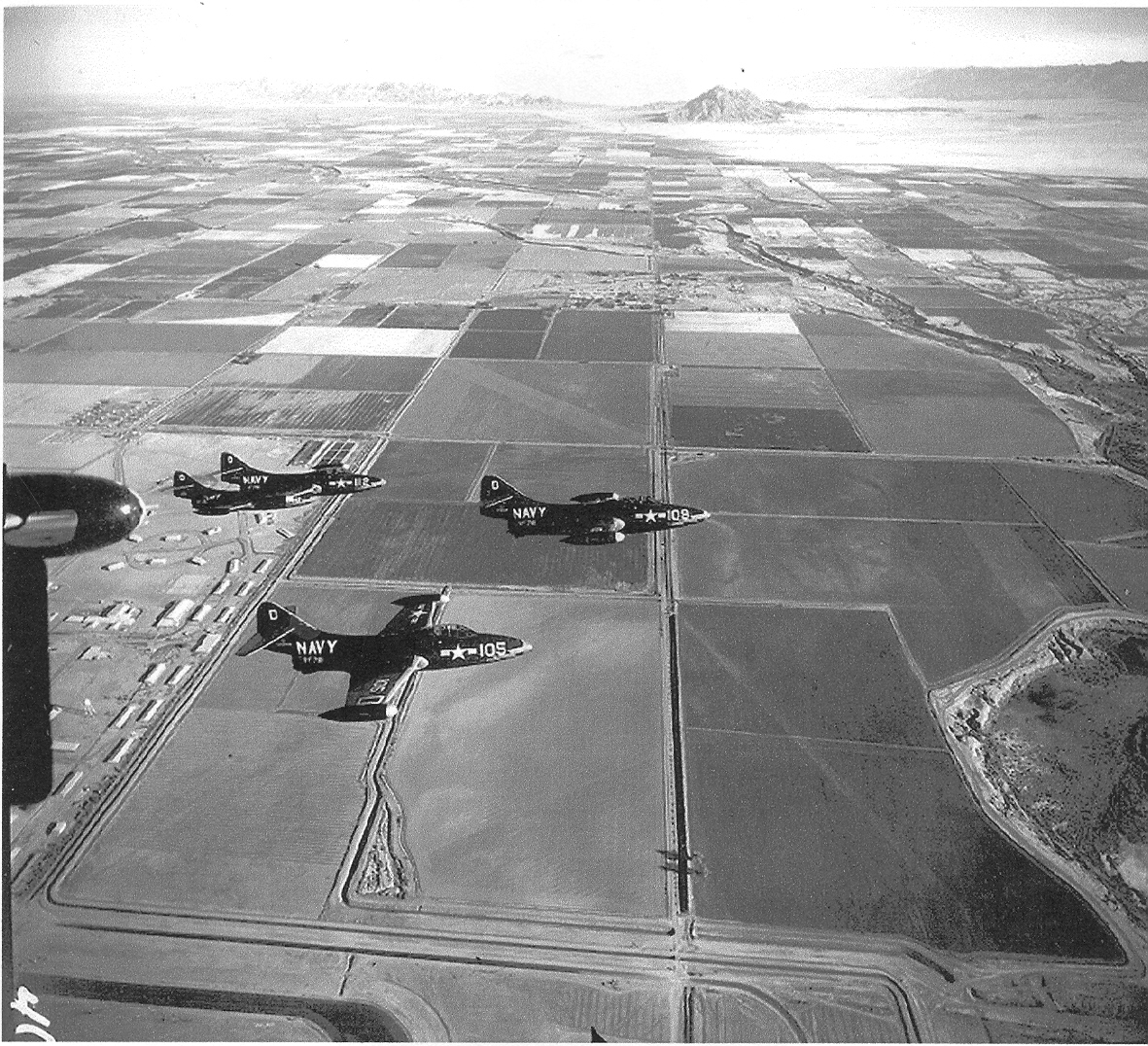 VF-781, El Centro, CA, Summer 1952, F9F-2s & -5s (2)