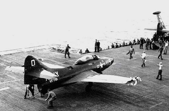 Williams, Burr - F9F Combat damage