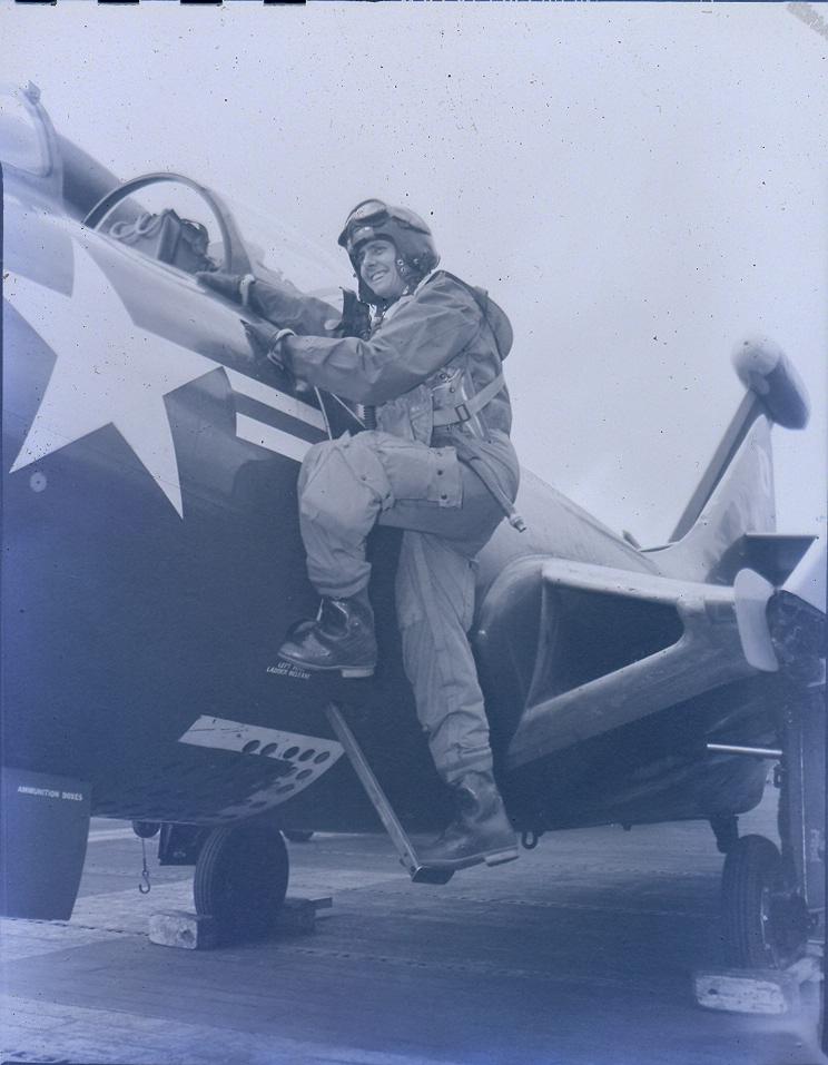 [aircraft] F9F-5 'Panther' VF-781, USS Oriskany, 1952-1953. pilot - LT Charlie Ray.